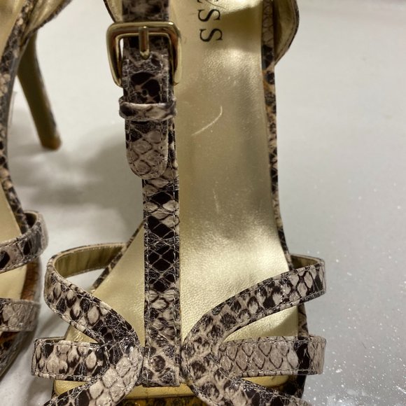 Guess Snake Print High Heel Shoes - Picture 4 of 9